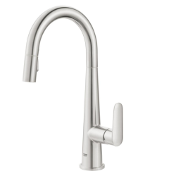  Veletto single lever sink tap, stainless steel (G30419DC0)