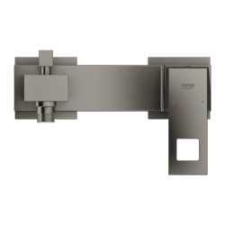 Grohe Eurocube single lever bath/shower mixer, hard brushed graphite (G23140AL0)
