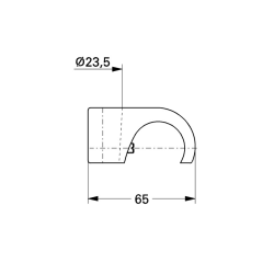  Relexa hand shower holder, chrome (G28788000)