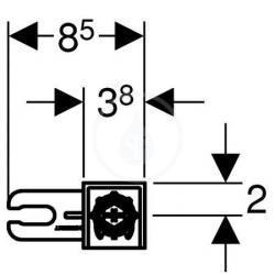 Geberit Duofix Wall Anchoring Set (111.815.00.1)