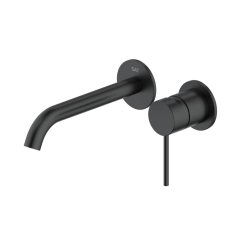 Swiss Aqua Technologies Aurum concealed lever basin mixer with concealed body, matt black (SATBAUR101C)