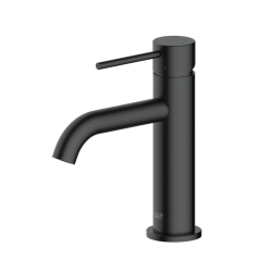 Swiss Aqua Technologies Aurum Basin mixer 16.5 cm, with lever, without pop-up waste, matt black (SATBAUR271C)