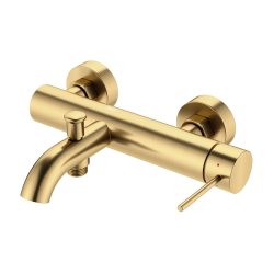 Swiss Aqua Technologies Aurum 150 mm lever bath/shower mixer, brushed gold (SATBAUR222BG)