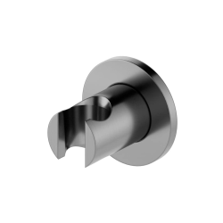 Swiss Aqua Technologies Aurum wall-mounted hand shower holder, brushed metal (SATBAURDPBGM)