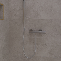 Swiss Aqua Technologies Aurum wall-mounted Shower mixer 150 mm with lever, without shower set, Glossy Chrome (SATBAUR268CR)