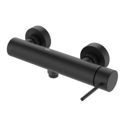 Swiss Aqua Technologies Aurum wall-mounted 150 mm lever Shower mixer without set, Matt Black (SATBAUR268C)