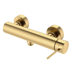 Swiss Aqua Technologies Aurum wall-mounted 150 mm lever Shower mixer without set, Gold (SATBAUR268BG)