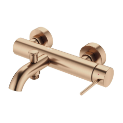 Swiss Aqua Technologies Aurum wall-mounted 150 mm Bath mixer without shower set, Brushed Rose Gold (SATBAUR222BRG)