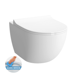 Swiss Aqua Technologies Infinitio Rimless WC with Invisible Fixings + SoftClose Seat (Infinitio2rimless)