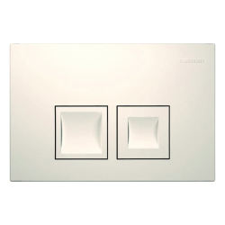 Geberit Duofix Frame + Ceramia Rimless wall-hung toilet + SoftClose seat + White plate + Wall cladding set (CETORGEB1SB)