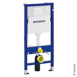 Geberit Toilet set Support frame + WC Swiss Aqua Technologies Infinitio rimless + White alpine flush plate (InfinitioGeb1)