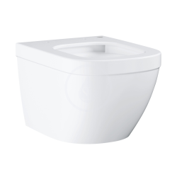 Grohe Euro Ceramic Triple Vortex Compact Wall-Mounted Toilet Bowl, Alpine White (39206000)