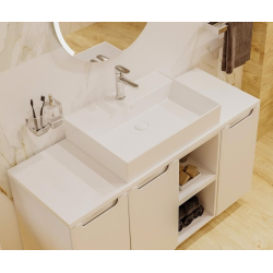 Swiss Aqua Technologies SAT Infinitio 60,5x46,5 cm counter top or wall-hung washbasin (SATINF6046)
