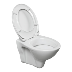 Villeroy & Boch Toilet set Viconnect Frame + Cersanit S-line Pro bowl + Seat + Chrome flush plate (VCNSLPRO1)