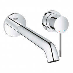 Essence - Single lever basin mixer 2 holes Size L chrome (19967001-set)  Essence - Single lever basin mixer 2 holes Size L chrome (19967001-set)
