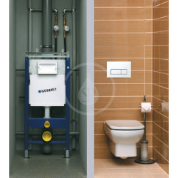 Geberit Delta 51 flush plate White Alpin - (115.105.11.1)