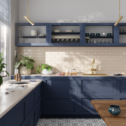 Ceramia Timeless 55x45x21cm 304 Stainless steel Built-in Sink+Mixer with pull-out spray, Brushed Gold (TMLKST-5545BG-M1)