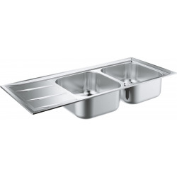GROHE New K400 Stainless steel sink with drainer (31587SD0)