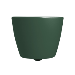 Ceramia PixL Tornado Quiet Rimless Ceramic Wall-Hung Toilet with Concealed Mountings + Soft Close Seat, Green (CEPX010RTORPGEM)