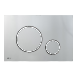 Swiss Aqua Technologies ECO 2L Toilet frame + Swiss Aqua Technologies wall-hung toilet + chrome plate (STESTINWR05-IN)