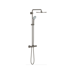 Grohe Euphoria System 310 Shower column with thermostatic for wall mounting, Hard Graphite brushed (26075AL0)