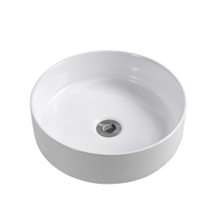 Ceramia PixL 36 x 36 x 12 cm Infinitio countertop washbasin, without overflow, glossy white (CEPX3636)