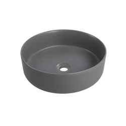  PixL 36 x 36 x 12 cm Infinitio countertop washbasin, without overflow, grey (CEPX3636GRM)