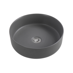 Ceramia PixL 36 x 36 x 12 cm Infinitio countertop washbasin, without overflow, grey (CEPX3636GRM)