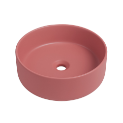 Ceramia PixL 36 x 36 x 12 cm Infinitio countertop washbasin, without overflow, pink (CEPX3636PM)