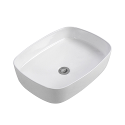 Ceramia PixL 49.5 x 37 x 13.5 cm Infinitio countertop washbasin, without overflow, white (CEPX4937)