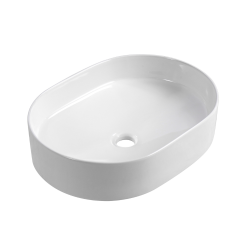 Ceramia PixL 50 x 37 x 13.5 cm Infinitio countertop washbasin, without overflow, white (CEPX5037)