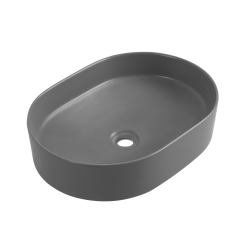  PixL 50 x 37 x 13.5 cm Infinitio countertop washbasin, without overflow, grey (CEPX5037GRM)