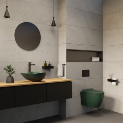  PixL 50.5 x 38 x 18 cm Infinitio countertop washbasin, without overflow, green (CEPX5038GEM)