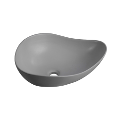  PixL 50.5 x 38 x 18 cm Infinitio countertop washbasin, without overflow, grey (CEPX5038GRM)