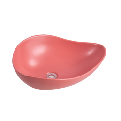 Ceramia PixL 50.5 x 38 x 18 cm Infinitio countertop washbasin, without overflow, pink (CEPX5038PM)