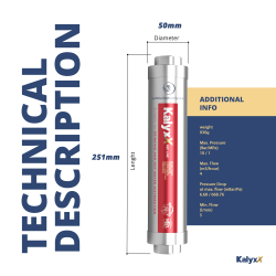 Swiss Aqua Technologies IPS KalyxX RedLine G 3/4" Female Limescale/Tartar Reducer (IPSKXRG34)