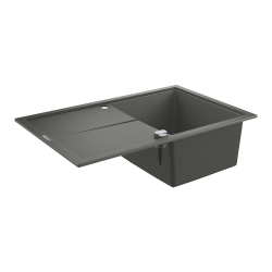 Grohe K400 Composite Quartz Sink with Reversible Drainer 780x500 mm, Granite Grey (31639AT0)