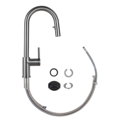 Grohe K400 composite quartz sink with reversible drainer 780x500 mm + Ceramia Timeless mixer tap (G31639TML2BGM-SET)