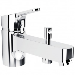 Porcher C2 Olyos single-hole tub-shower mixer, chrome (D1141AA)