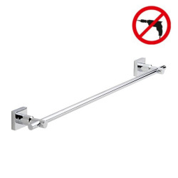 Tesa Hukk Towel rack, easy installation without drilling, Chrome (40252-00000-00)