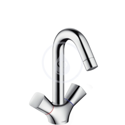 Hansgrohe Logis Basin Mixer Tap with Waste Fitting, Chrome (71222000)