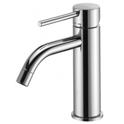 Paffoni Chrome basin mixer tap without pop-up waste or drain - (LIG071CR)