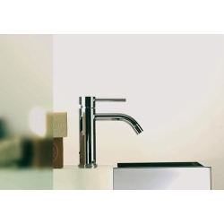 Paffoni Chrome basin mixer tap without pop-up waste or drain - (LIG071CR)