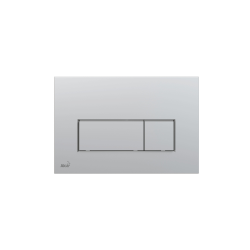 Alca Dual flush plate, matte chrome (M572)