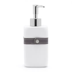 Swiss Aqua Technologies Bela Polyresin Soap Dispenser, White (BELA99)