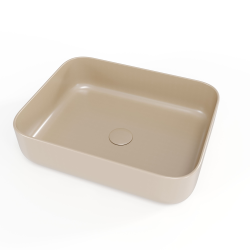 Swiss Aqua Technologies Infinitio Countertop washbasin 50x39 cm, without overflow, Matte brown (SATINF5039LBRM)