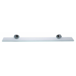 Tesa Smooz Glass Shelf, Easy Installation Without Drilling, Chrome Metal (40326-00000)