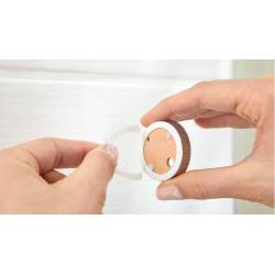 Tesa Smooz Glass Shelf, Easy Installation Without Drilling, Chrome Metal (40326-00000)