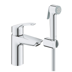 Grohe Eurosmart Single-lever shower mixer, size S, with hand shower, Chrome (23124003)