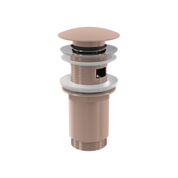 Alca 5/4" Click-Clack Basin Waste Fitting with Overflow, Rose Gold (A392-RG-P)